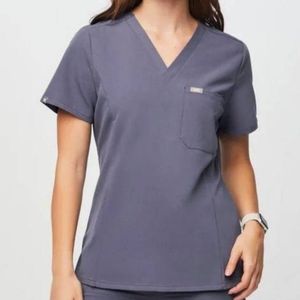 FIGS Catarina Scrub Top- SPACE NAVY- XXS